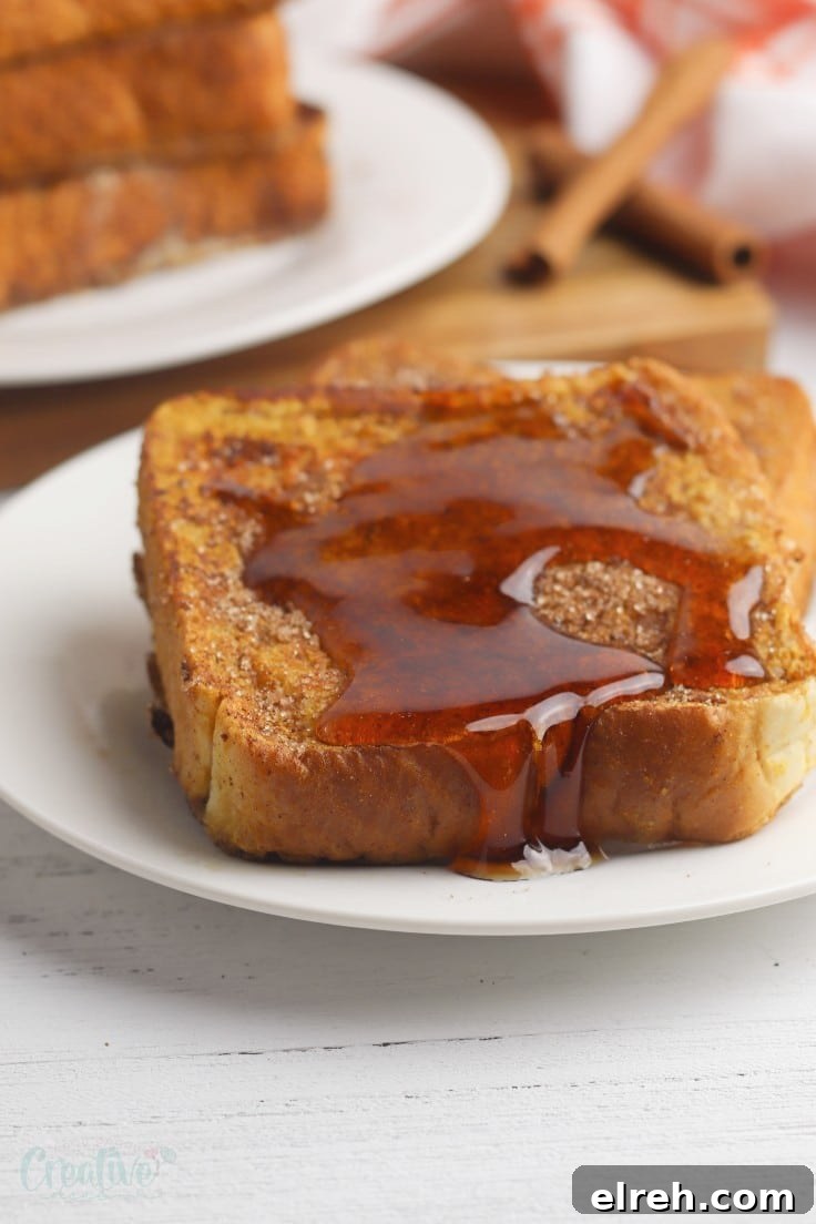Pumpkin french toast bake