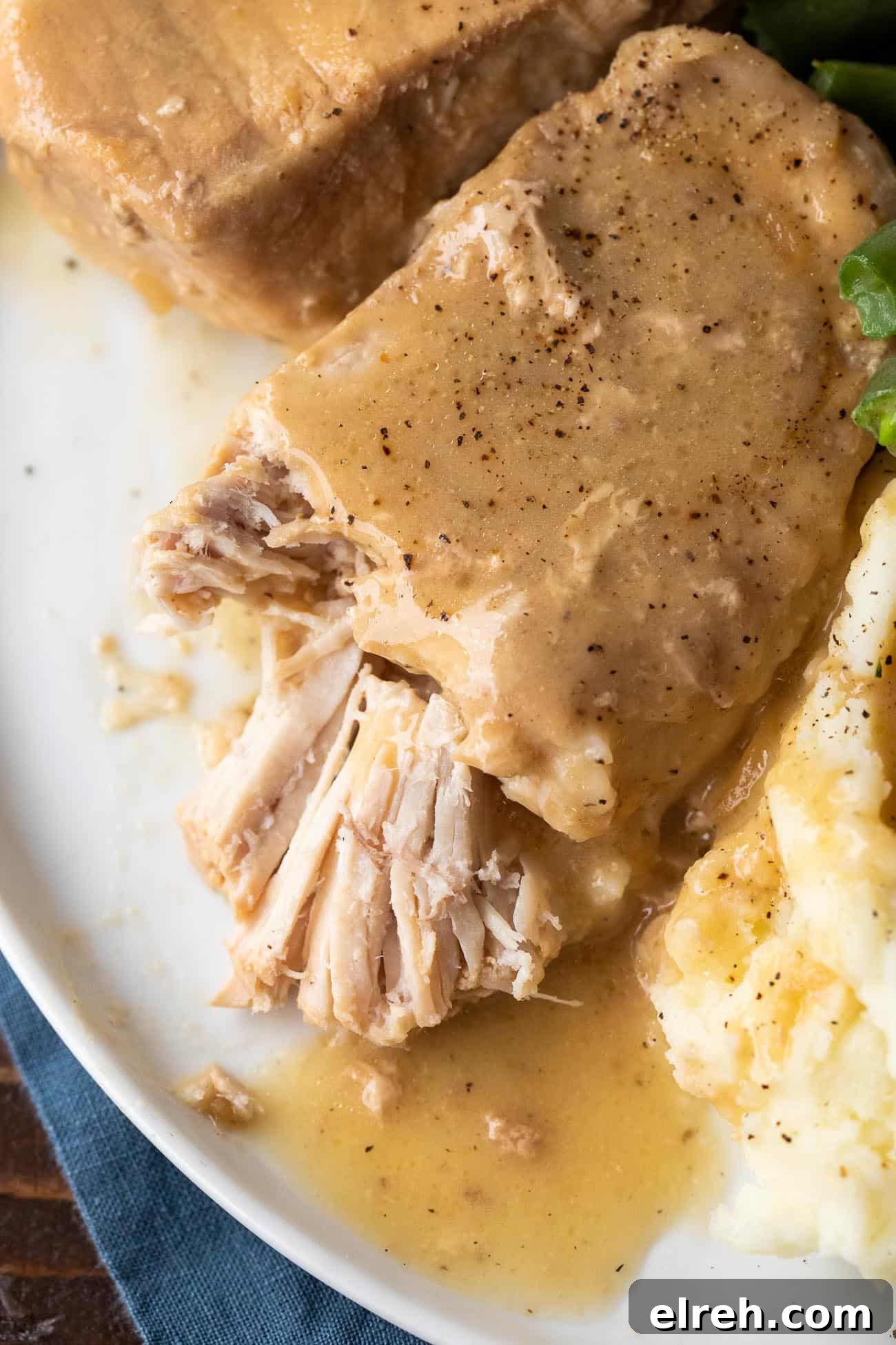 Tender Slow Cooker Pork Chops Recipe 4 Crock Pot Pork Chops | Easy Slow Cooker Pork Chops | Boneless Pork Chops Crock Pot Recipe #CrockPot #SlowCooker #PorkChops #Gravy