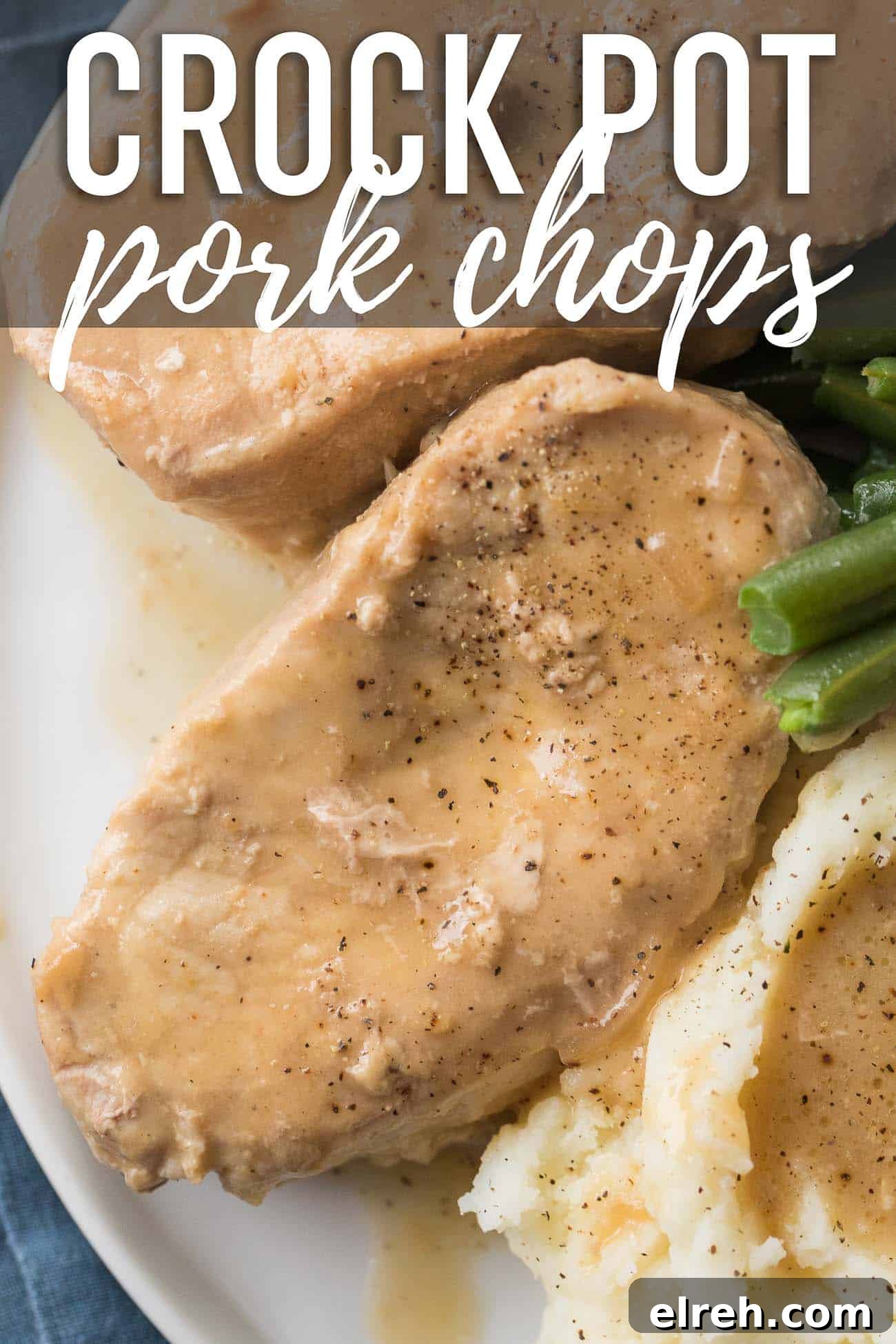 Tender Slow Cooker Pork Chops Recipe 5 Crock Pot Pork Chops | Easy Slow Cooker Pork Chops | Boneless Pork Chops Crock Pot Recipe #CrockPot #SlowCooker #PorkChops #Gravy