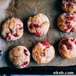 Raspberry Cream Scones