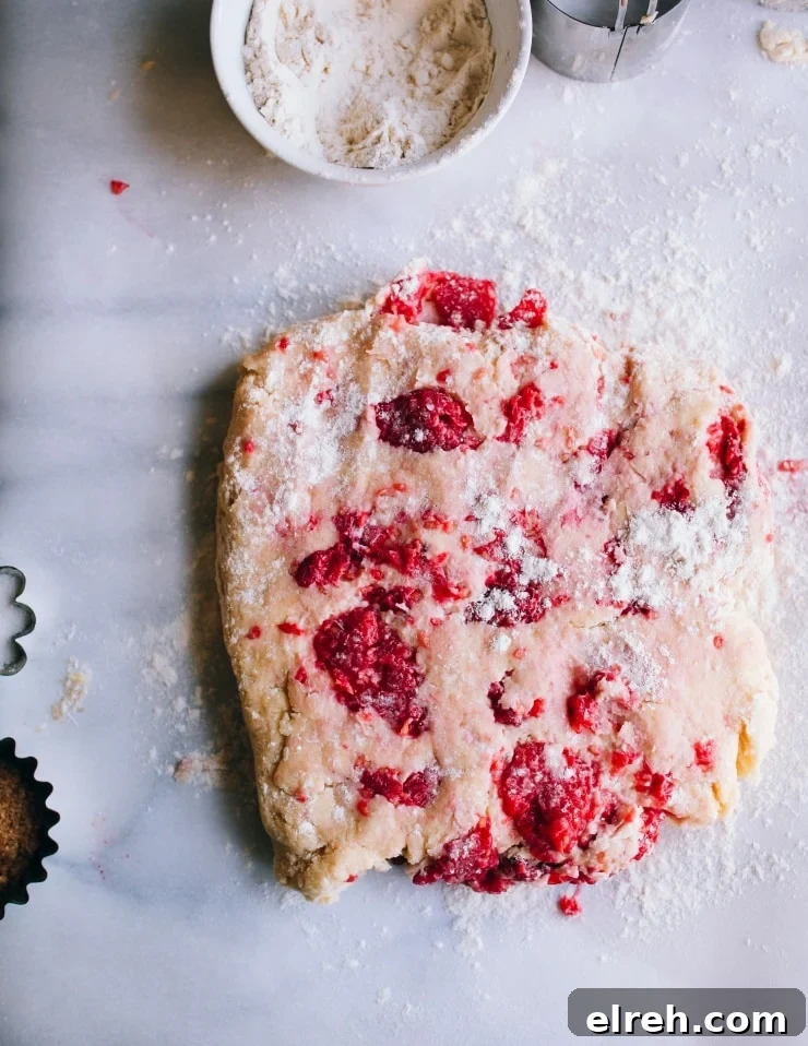 Flattened scone recipe mix 