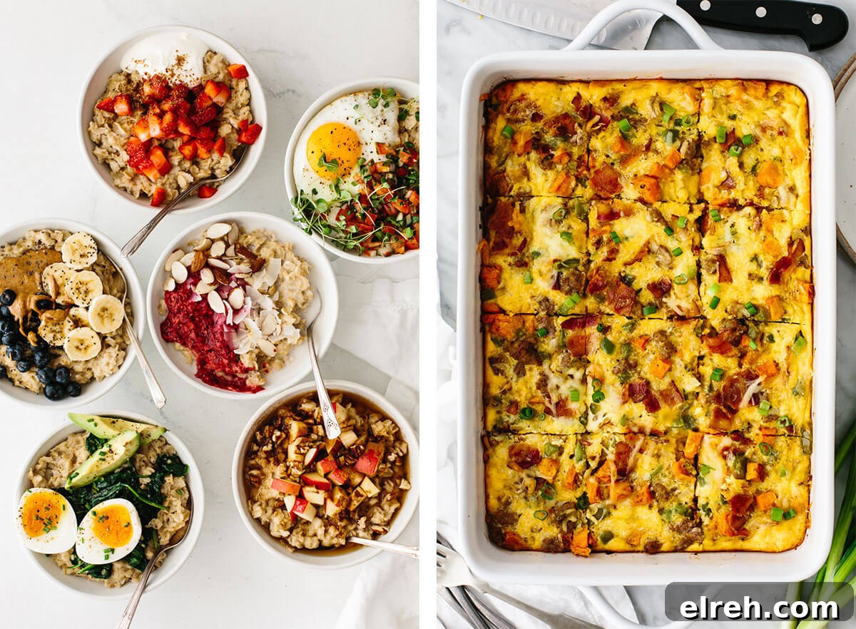 Meal prep recipes for breakfast.