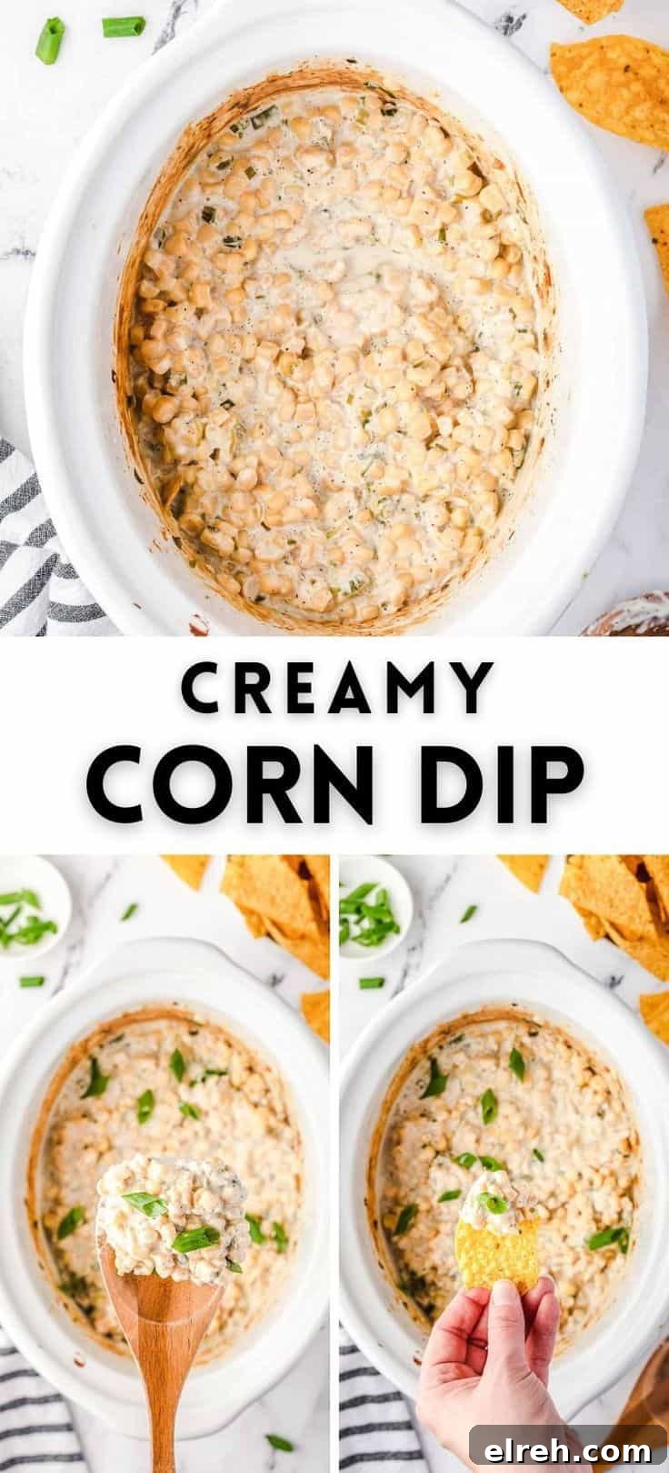 Crock Pot Cheesy Corn Dip Recipe 11 Pinterest pin image for crockpot corn dip