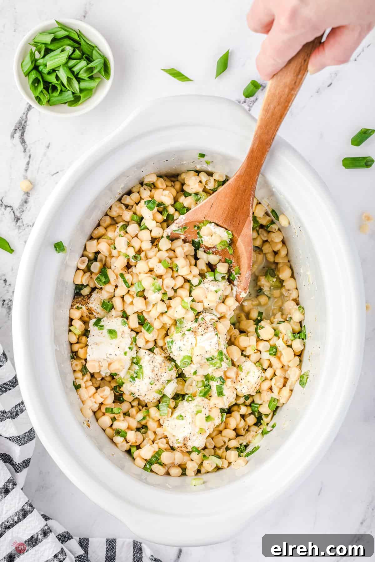 Crock Pot Cheesy Corn Dip Recipe 5 dip in a crock pot