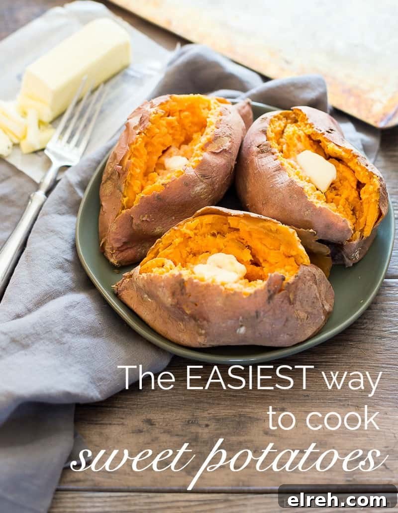 The easy way to cook sweet potatoes - how to "bake" a sweet potato in the microwave!
