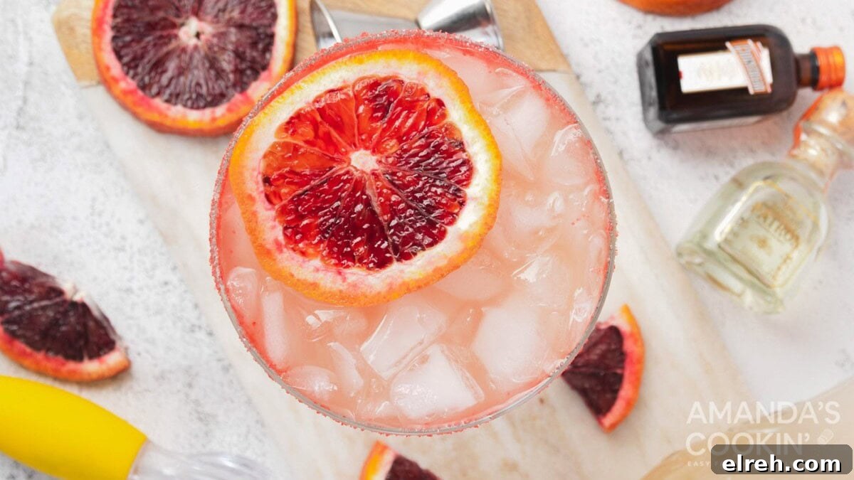 blood orange margarita