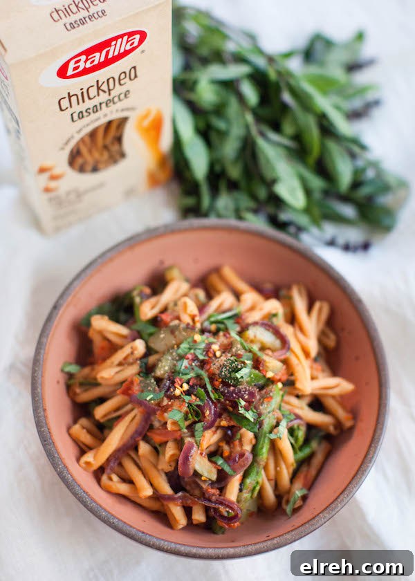 Spring Veggie Pasta | @sweetpotatosoul