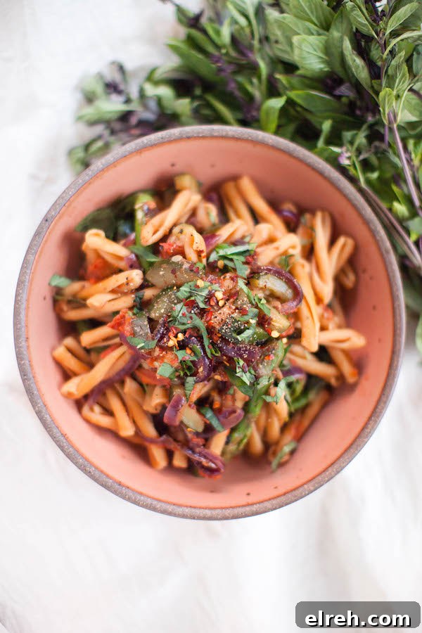 Spring Veggie Pasta | @sweetpotatosoul