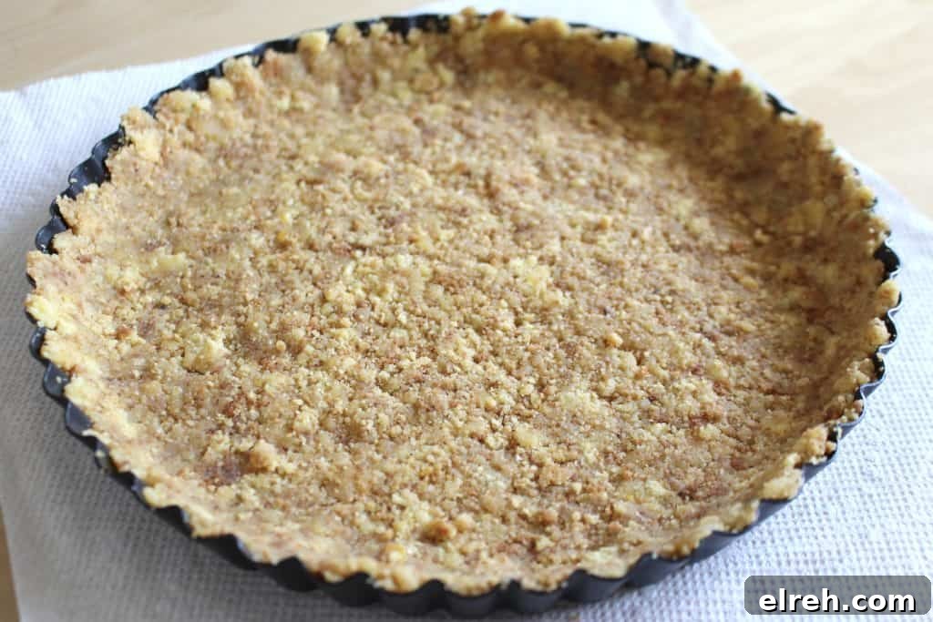Corn cookie crust