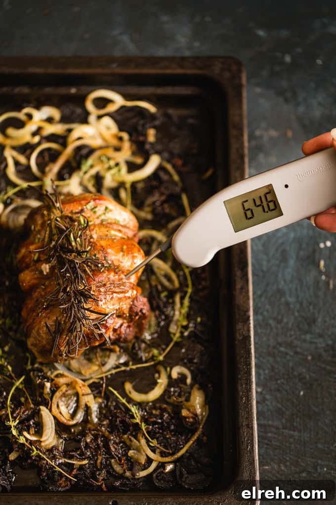 ingredients for roast leg of lamb