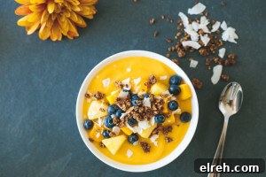 mango smoothie bowl