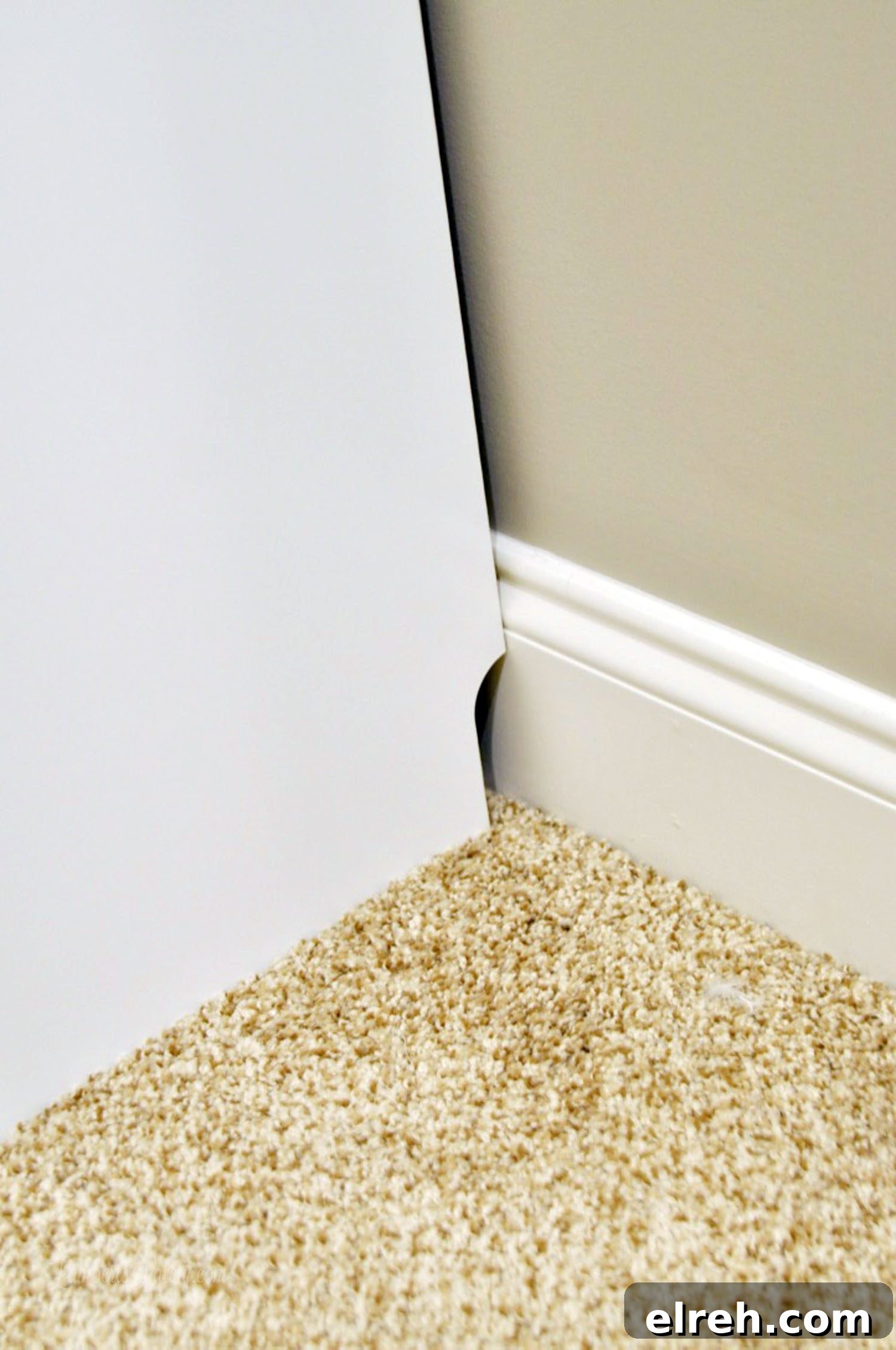 Turn IKEA Billy Bookcases into Built-In Shelving 7 gap in back of cabinet not high enough to fit baseboard.