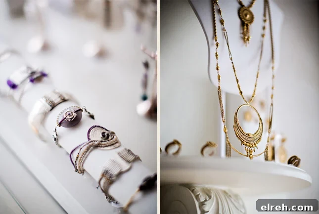 Satellite, a boutique selling intricate, bohemian-inspired jewelry in Le Passage du Grand Cerf, Paris. Photo (c) Satellite. // FoodNouveau.com