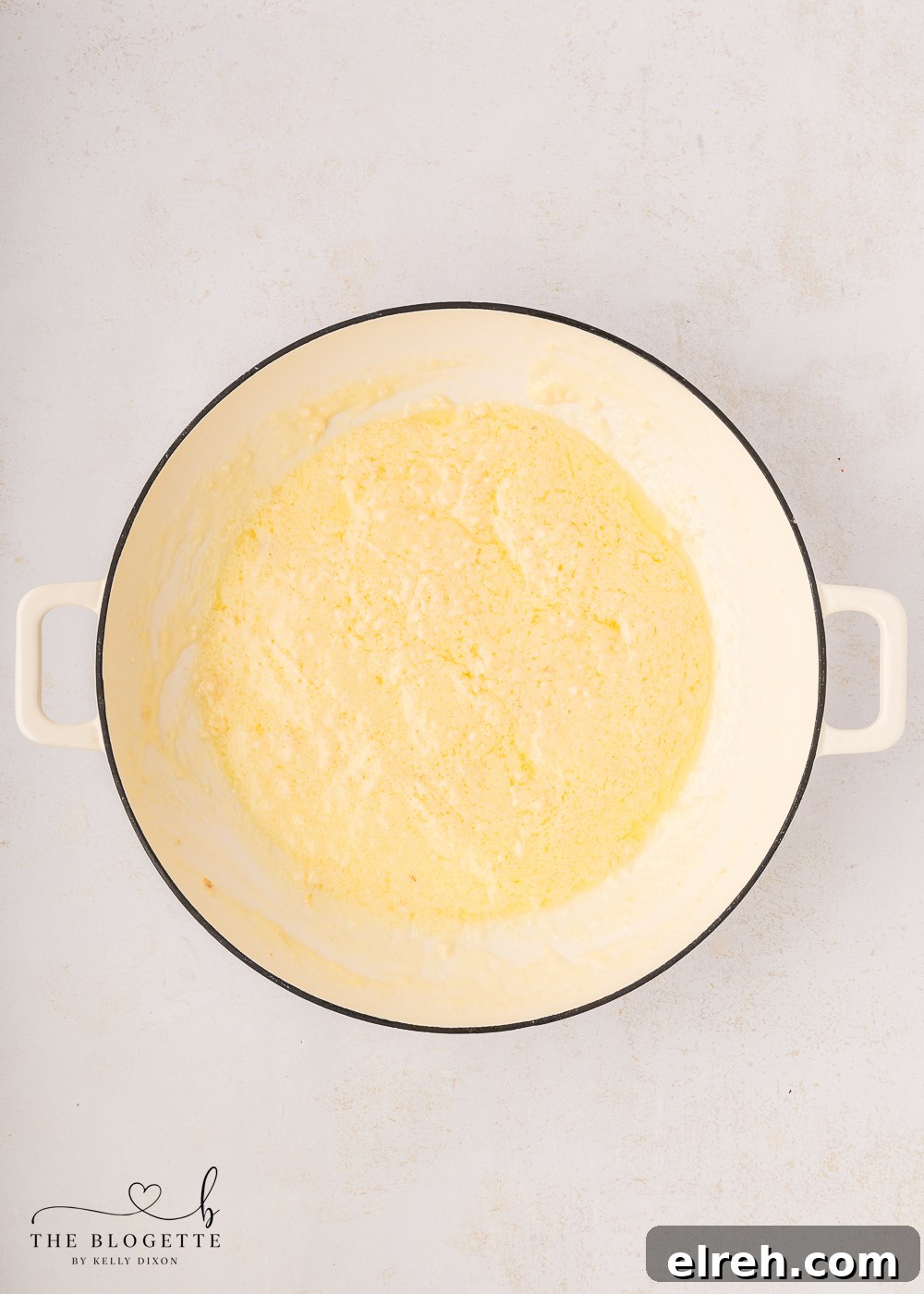 Add the garlic to the skillet and cook until fragrant