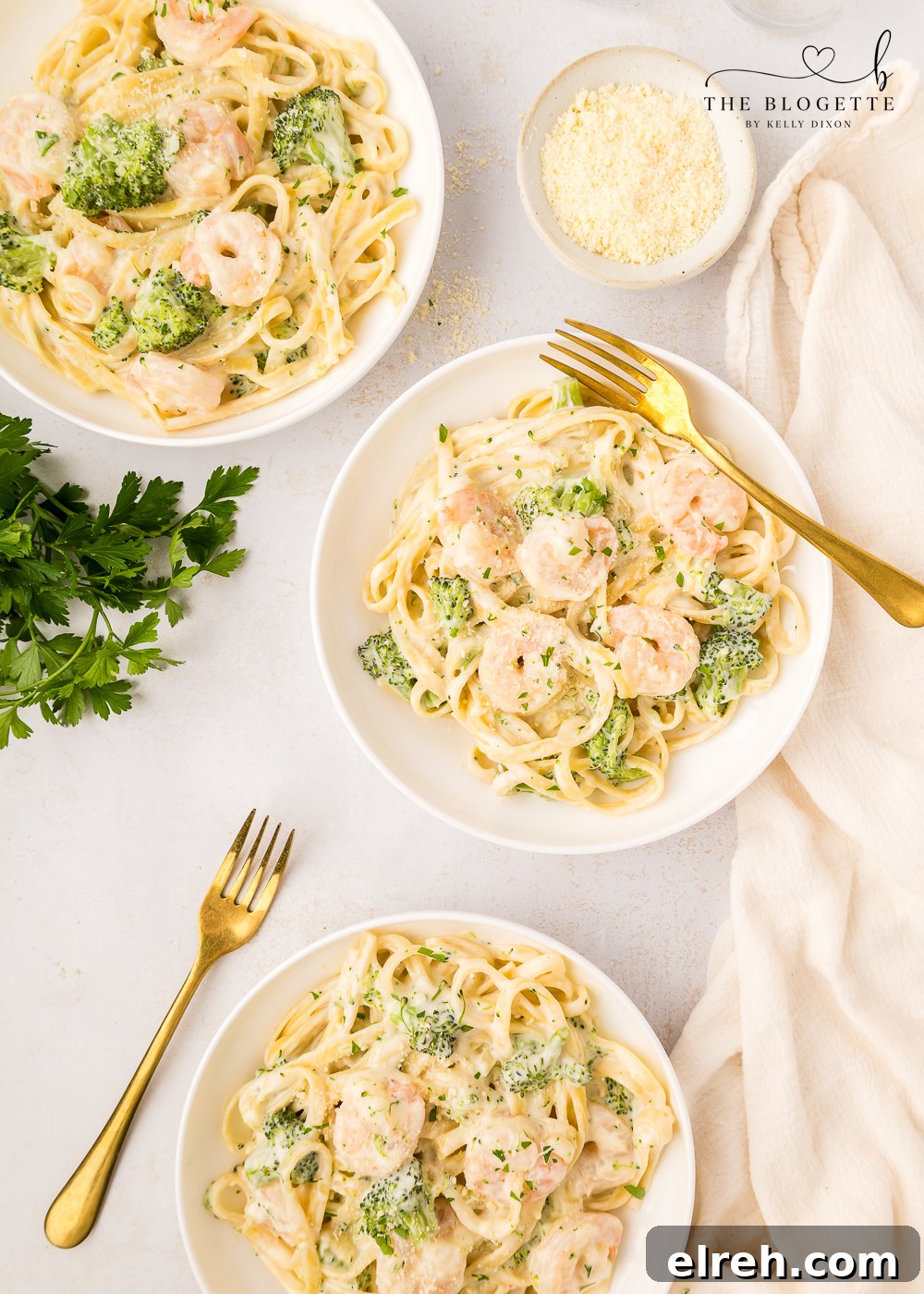 Shrimp Alfredo - done in less than 30 minutes!