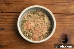 Seasonings mixed together.