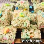 lucky charms rice krispie treats in the microwave recipe dinners done quick featured image