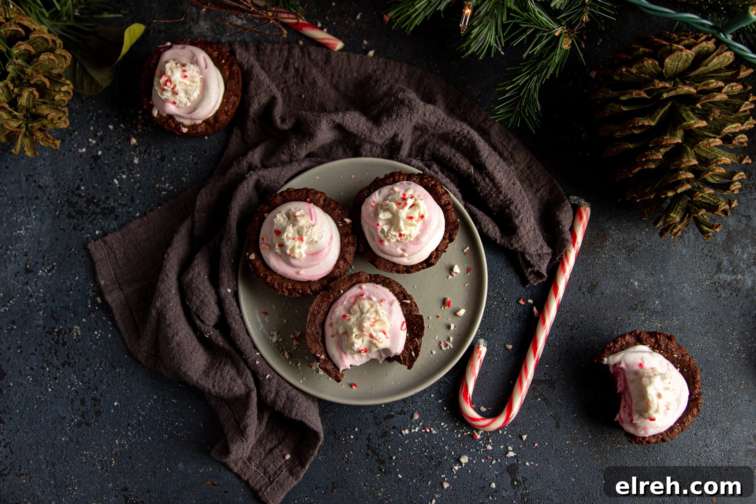 Peppermint Chocolate Cheesecake Cookie Bites - gluten-free, dairy-free, paleo, grain-free