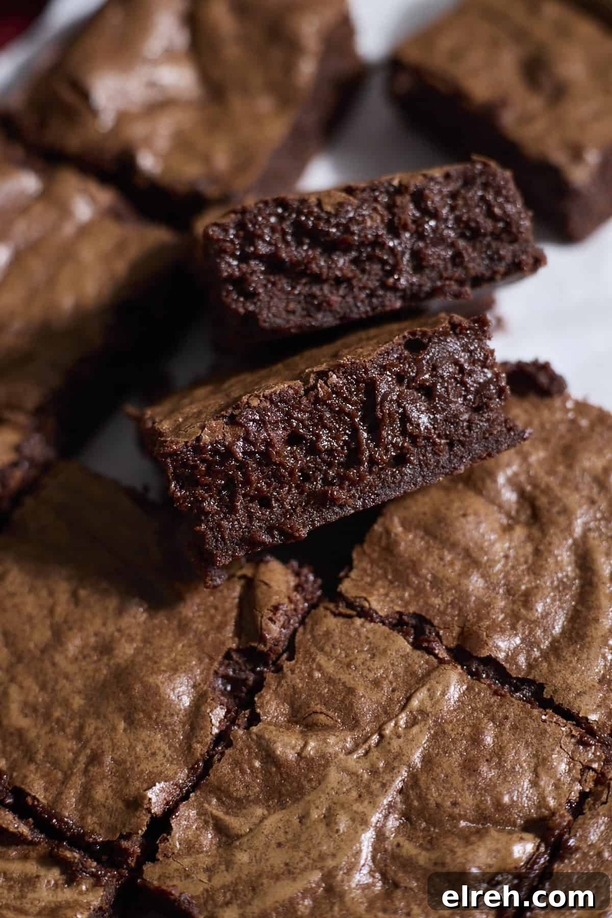 Fudgy brownie centers.