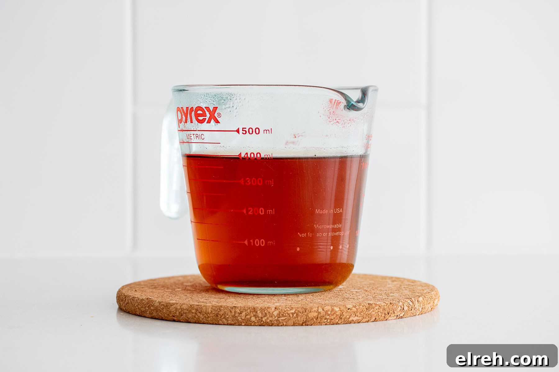 How to Make Tea Ice Cubes for Iced Tea, Lattes and Cocktails 4 Tea cooling in a glass jar.