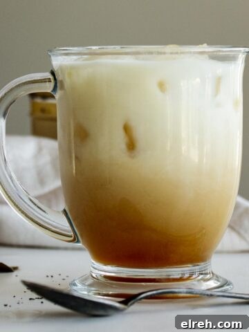 Iced London Fog.