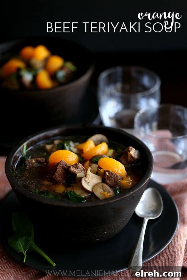 Orange Beef Teriyaki Soup