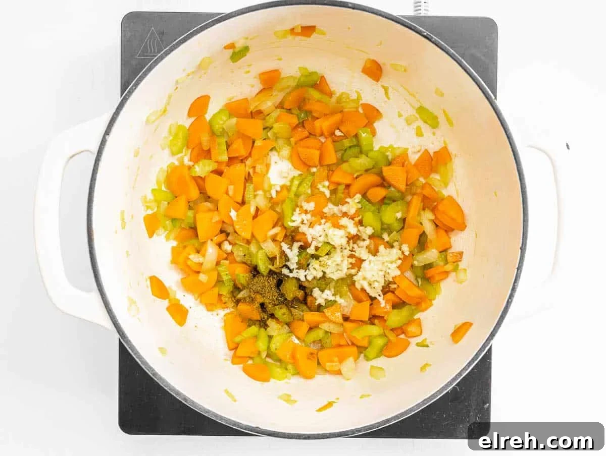 Classic Split Pea Soup Recipe with Ham 7 garlic and cumin in the flavor base