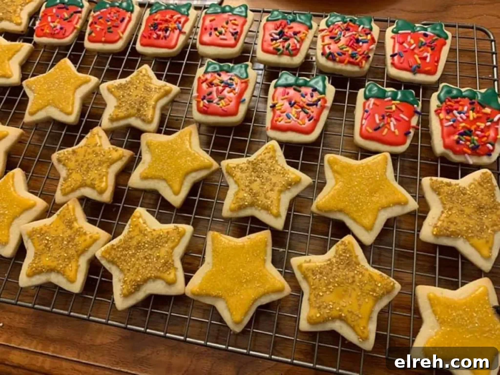 Step by Step Frosted Sugar Cookies Recipe for Stunning Results 6 beautiful sugar cookies