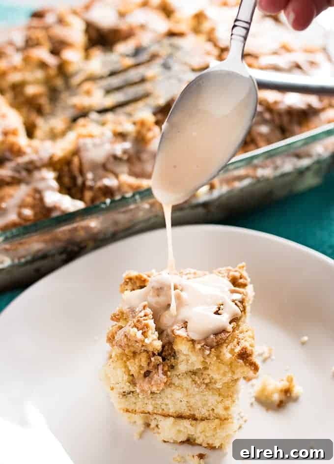 Cinnamon Roll Cake with Cream Cheese Frosting 2 cinnamon roll cake