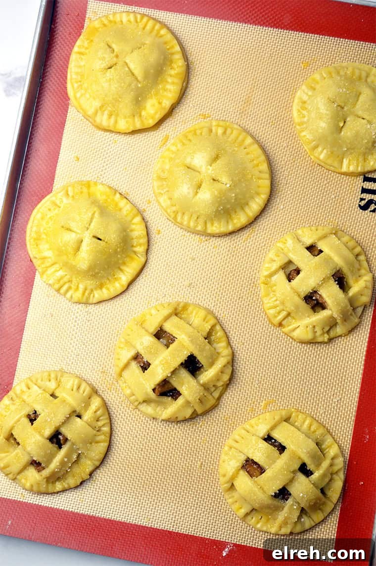 Mini Apple Pie Cookies Recipe 3 mini lattice apple pie