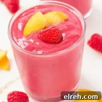 Refreshing Raspberry Peach Smoothie Recipe 11 Raspberry Peach Smoothie