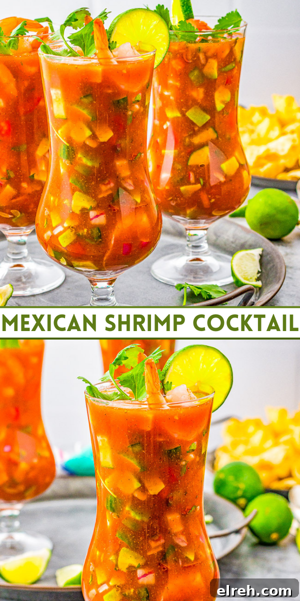 Authentic Mexican Shrimp Cocktail Recipe 17 Mexican Shrimp Cocktail Pinterest image.