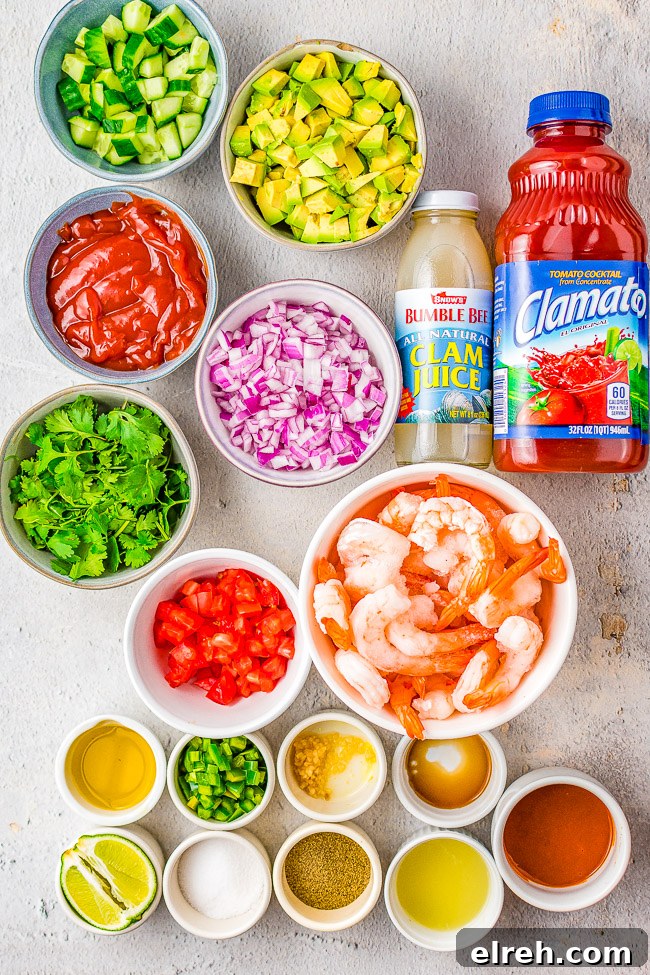 Authentic Mexican Shrimp Cocktail Recipe 4 Ingredients to make a Mexican shrimp cocktail.