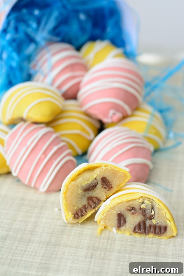 Gluten-Free No-Bake Cookie Dough Truffles for Easter 3 Gluten-Free Easter Egg Cookie Dough Truffles