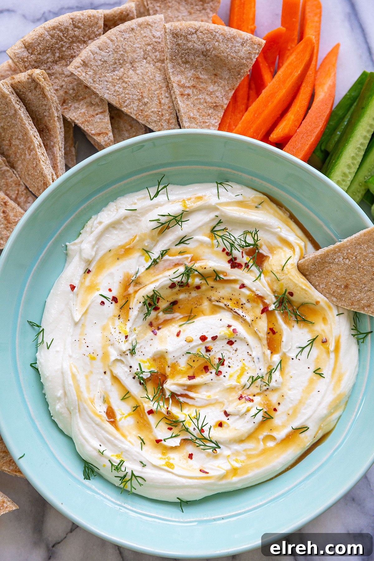 Whipped Feta with Honey Appetizer