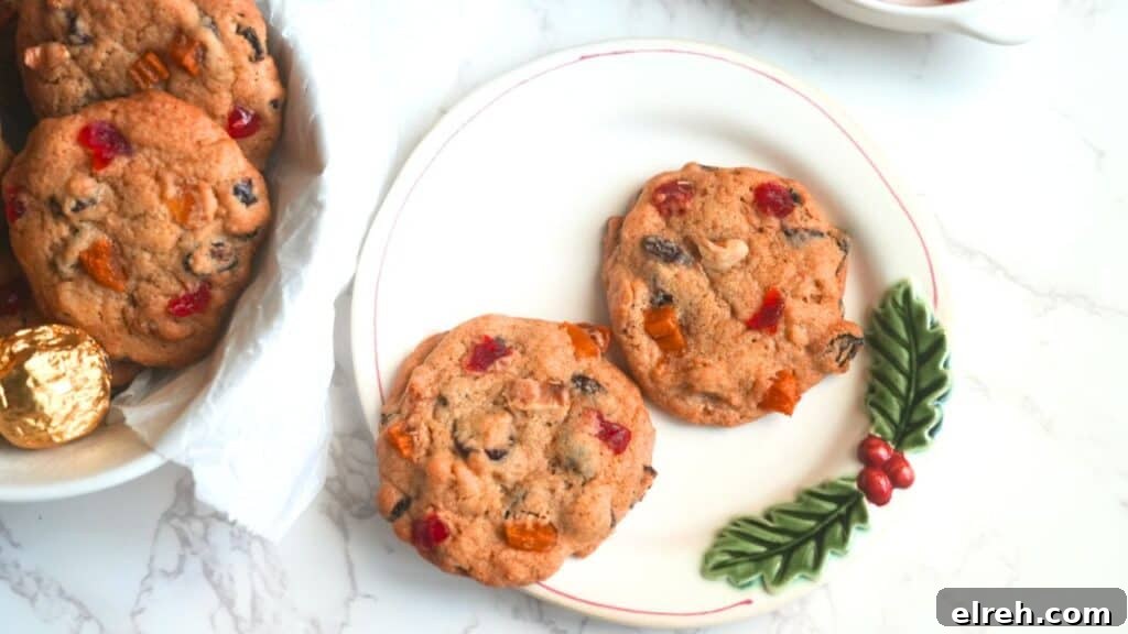 chewy fruitcake cookies recipe