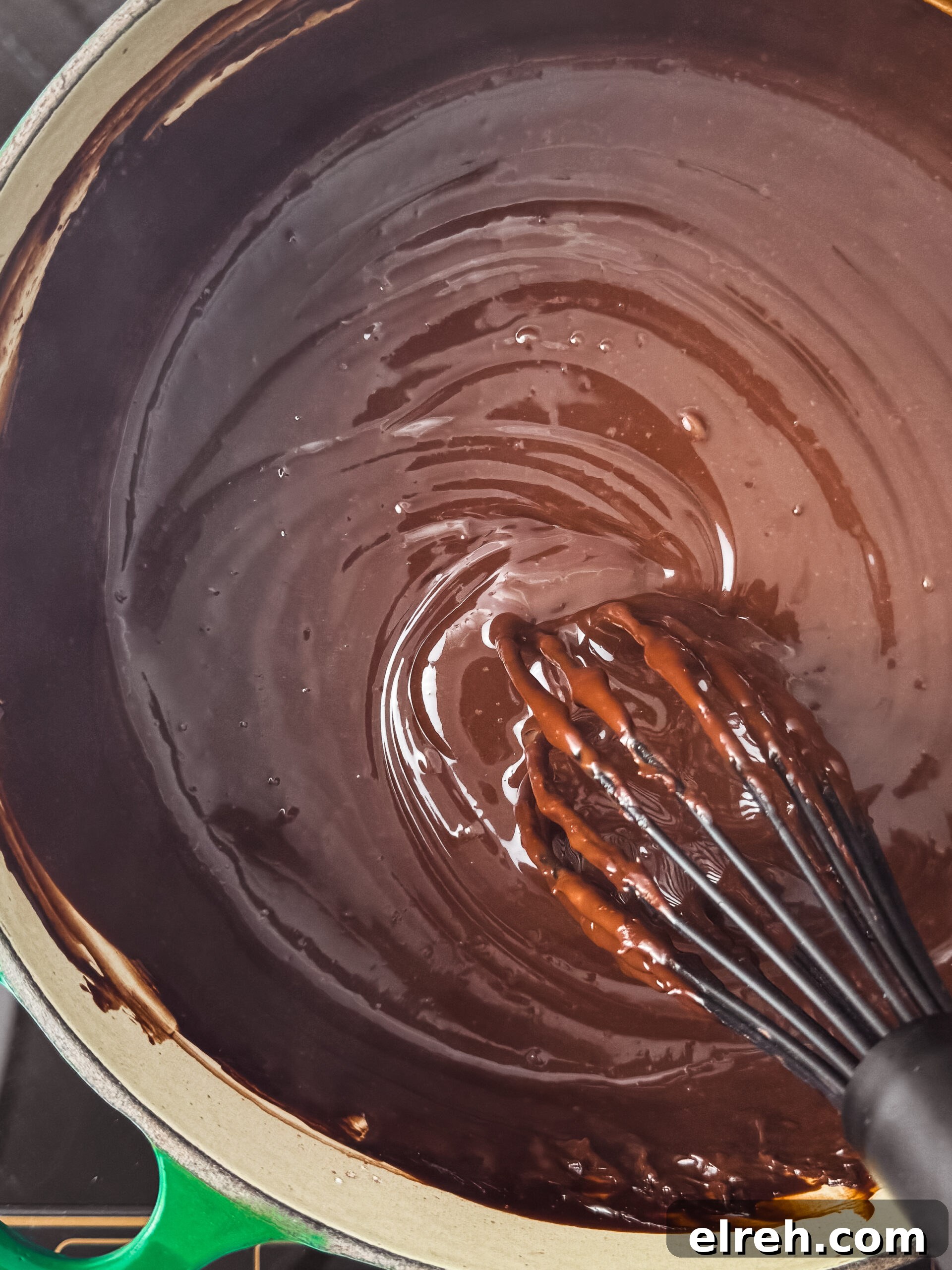 Creamy Homemade Chocolate Pudding Recipe 6 Thickened chocolate pudding in a pot