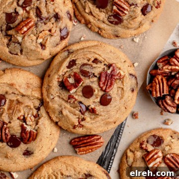 Chewy Chocolate Chip Cookies with Toasted Pecans 16 Chocolate Chip Pecan Cookies