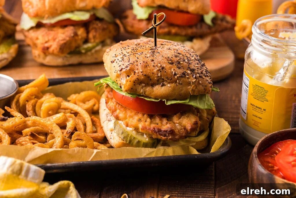 50 July Recipes to Cook This Summer 19 A homemade fried chicken sandwich with fries.
