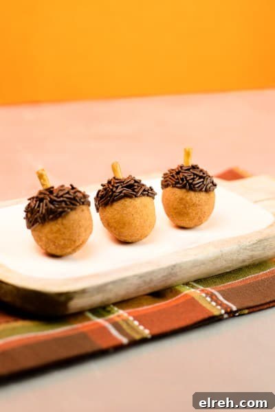 Acorn Donut Holes