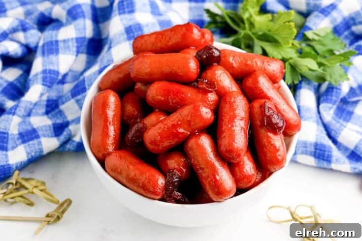 Crockpot Cranberry Lil Smokies
