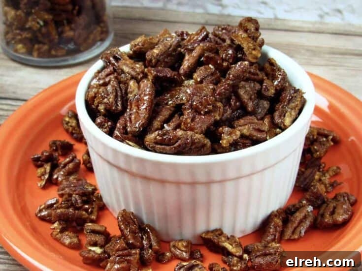Easy Candied Pecans