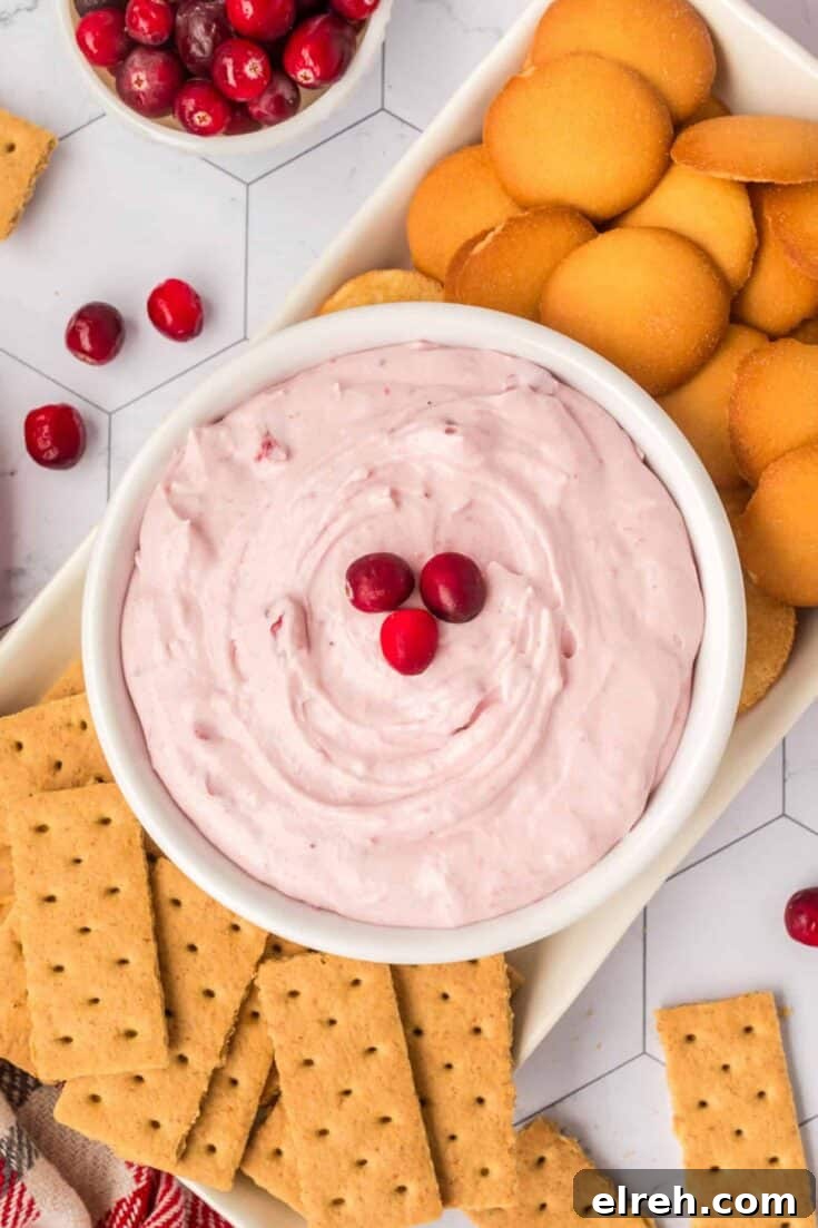 Easy Cranberry Cream Cheese Dip