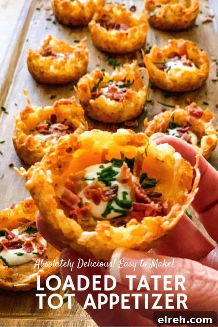 Tater Tot Appetizer Cups