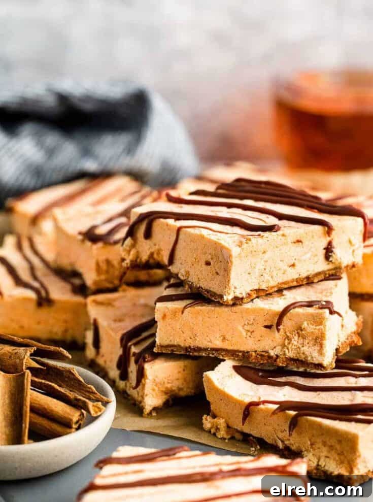 No-Bake Pumpkin Cheesecake Bars