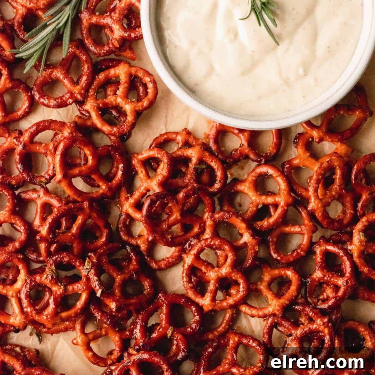 Sweet and Savory Seasoned Pretzels