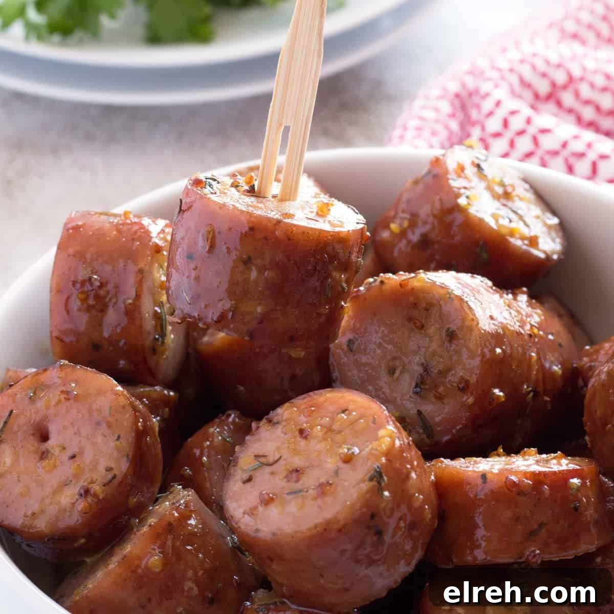 Chicken Apple Sausage with Maple Glaze
