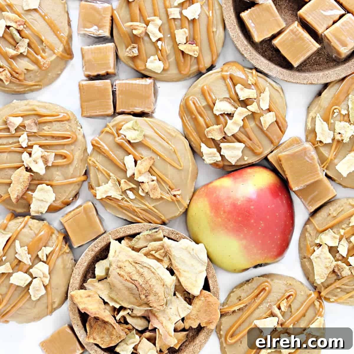 Caramel Apple Cookies