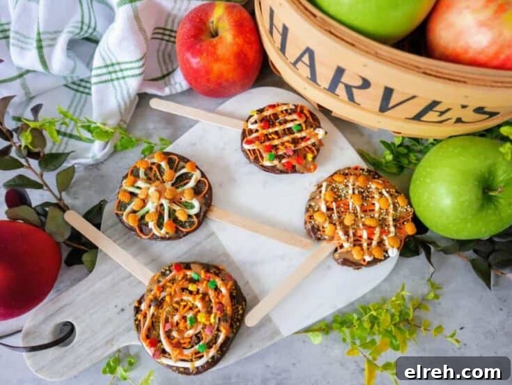 Caramel Apple Pops
