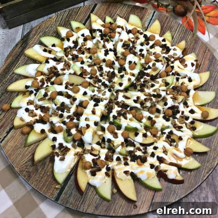 Caramel Apple Nachos